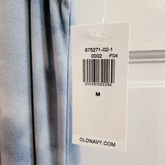 NWT! Old Navy, Blue and White Sleeveless Swing Dress - Picture 3 of 4